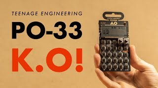 Teenage Engineering PO33 KO  Portable Micro Sampler [upl. by Aciruam757]