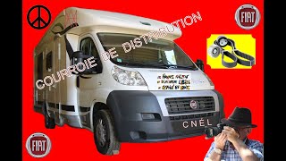 FIAT ducato Comment changer la courroie de distribution [upl. by Suiremed494]