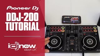 Pioneer DJ DDJ200 Smart rekordbox DJ Controller  Tutorial tips demo and review [upl. by Ecinehs]