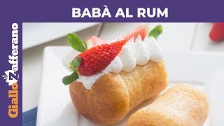 BABÀ NAPOLETANO AL RUM RICETTA ORIGINALE [upl. by Aivataj]