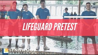 Lifeguard Training PreTest [upl. by Ozkum]