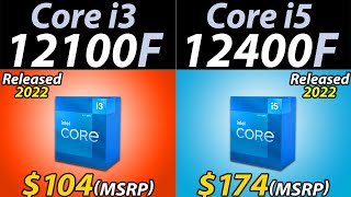 i312100F vs i512400F  How Much Performance Difference [upl. by Field]