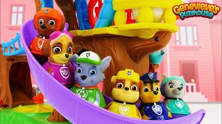 Weeble Toy Treehouse featuring Paw Patrol Weebles [upl. by Gerek]