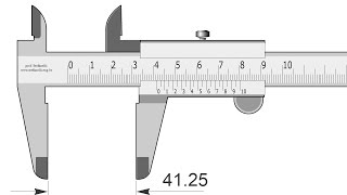 How to Read A Caliper  Virtual Caliper [upl. by Dulci860]