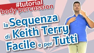 BODY PERCUSSION TUTORIAL  LA SEQUENZA ANATOMICA  DAI quotRHYTHM BLOCKSquot DI KEITH TERRY [upl. by Eelyac4]