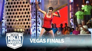 Kacy Catanzaro at the Vegas Finals Stage 1  American Ninja Warrior [upl. by Stephanus]