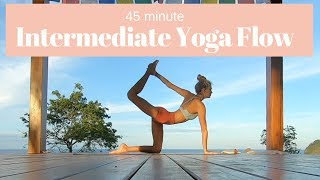 45 min Intermediate Yoga Flow [upl. by Tergram]