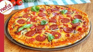 Abartmıyoruz 🏆 100000 Kişinin Denediği Tüm Zamanların En İyi Pizza Tarifi 🥇🙌🏻 [upl. by Aibonez]