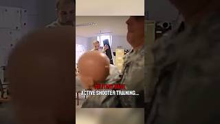 Military base active shooter scenario training‼️🤯 military army combat war [upl. by Skricki]