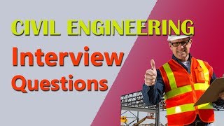 Civil Engineering Interview Questions with answers [upl. by Endys]