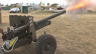 Artillery Firing WW2era 6pounder AntiTank [upl. by Jurkoic]