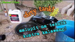 How to remove rust inside fuel tank [upl. by Yanrahs193]