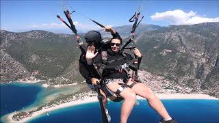 Paragliding Oludeniz Fethiye Turkey [upl. by Eetnuahs]