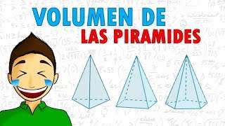 VOLUMEN DE PIRAMIDES  partes de las piramides [upl. by Annaeerb]