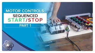 Motor Controls Sequenced Start Stop  Part 1 [upl. by Atiuqer642]