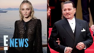 LilyRose Depp Makes Rare Comment About Dad Johnny Depp at Cannes  E News [upl. by Aydidey]