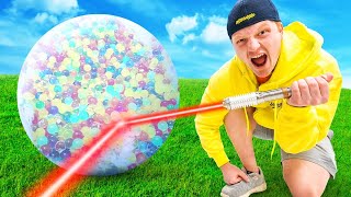 1000000 Orbeez VS Worlds Strongest LASER [upl. by Aseretairam]