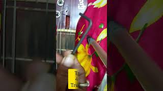 Guitar Truss Rod Adjusting Technique [upl. by Hillinck]