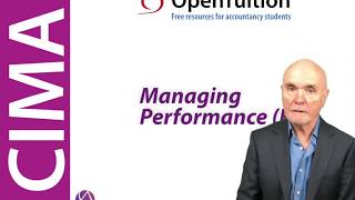 Introduction to CIMA E2 Managing Performance Exam [upl. by Denbrook253]