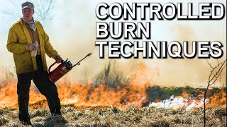 Habitat Management  Controlled Burn Techniques  Prescribed Fire [upl. by Ojeitak604]