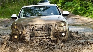 Audi Q7 VS Audi Q5  Offroad amp Snow Test [upl. by Irehs]