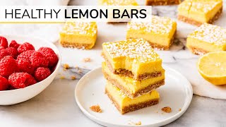 LEMON BARS  easy healthy recipe [upl. by Ttevi]