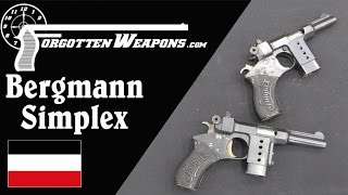 Bergmann Simplex Pocket Pistols [upl. by Arimat988]