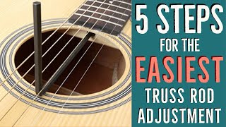 5 Steps for the EASIEST TRUSS ROD Adjustment [upl. by Secor]