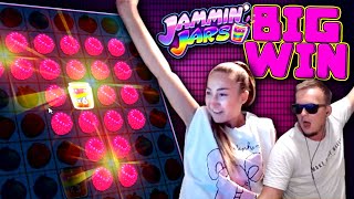 SUPER BIG WIN on Jammin Jars in the Basegame [upl. by Llibyc]