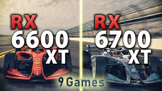 RX 6600 XT vs RX 6700 XT  Test in 9 Games  1080p 1440p [upl. by Ariaek]