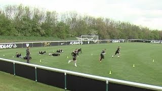 How to improve endurance and core strength  Soccer training drill  Nike Academy [upl. by Abbye648]