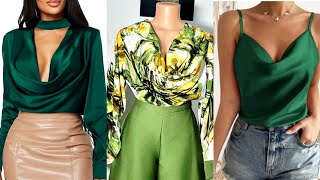 4 Different Ways To Draft A Cowl Neck Top [upl. by Sinnod]