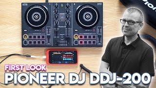 Pioneer DJ DDJ200 First Look  DJ with Spotify and Beatport Link streaming [upl. by Nekal981]