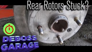 Quickly Remove Stuck Rear Rotors [upl. by Keheley]