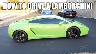 How to Drive a Lamborghini Gallardo w EGear Transmission [upl. by Eseekram508]