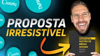 MAIS CLIENTES Como fazer proposta comercial no Canva TUTORIAL [upl. by Hankins]