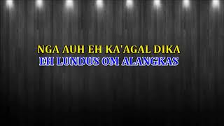 Tupus Ku Hain Jasli Karaoke Lagu Dusun Minus One Lyrics High Quality HD [upl. by Itsirk]