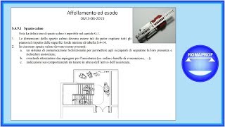 NORMATIVA ANTINCENDIO SINTESI PARTE 4 450 [upl. by Eltsyrc802]