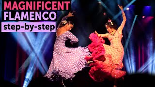 Sevillanas Spanish Flamenco dance  demonstration for Flamenco  You Can Do It by Puela Lunaris [upl. by Nedyarb]