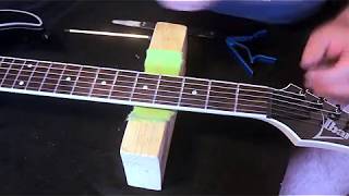 Ibanez RG Truss rod adjustment [upl. by Keir]