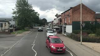 Full Route Visual  Arriva Leicester 5A  Melton Mowbray to Leicester  4758 FJ06 ZSD [upl. by Sad]