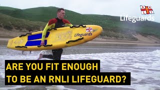 Are you fit enough to be an RNLI beach lifeguard [upl. by Ramona]