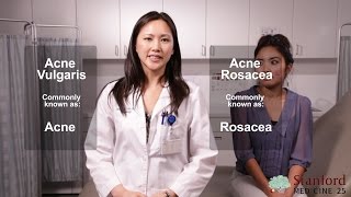 Diagnosing Acne vs Rosacea Stanford Medicine 25 [upl. by Ainar]