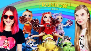 Tańczące WIELKIE LALKI z Werka Aferka 👯‍♀️ Rainbow High Cheer [upl. by Zigmund]