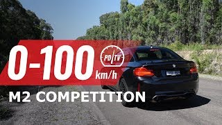 2019 BMW M2 Competition 0100kmh amp engine sound auto [upl. by Faustina]