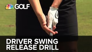 Driver Swing Release Drill  SwingFix  Golf Channel [upl. by Giustino398]