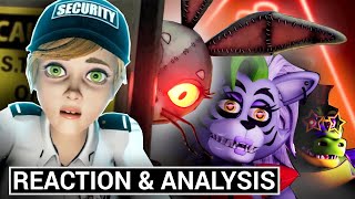 FNAF Security Breach Gameplay Trailer Reaction amp Analysis Five Nights at Freddys News [upl. by Arundell]