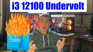 Undervolt your i3 12100 for more FPS  Tutorial [upl. by Mailiw]