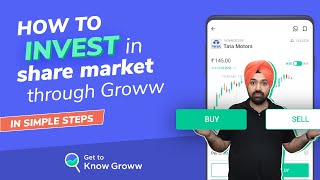 How to Invest in stock market for Beginners  Groww app kaise use kare  Buy amp Sell Shares on Groww [upl. by Newhall196]