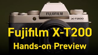 Fujifilm XT200 Handson Preview [upl. by Annodal900]